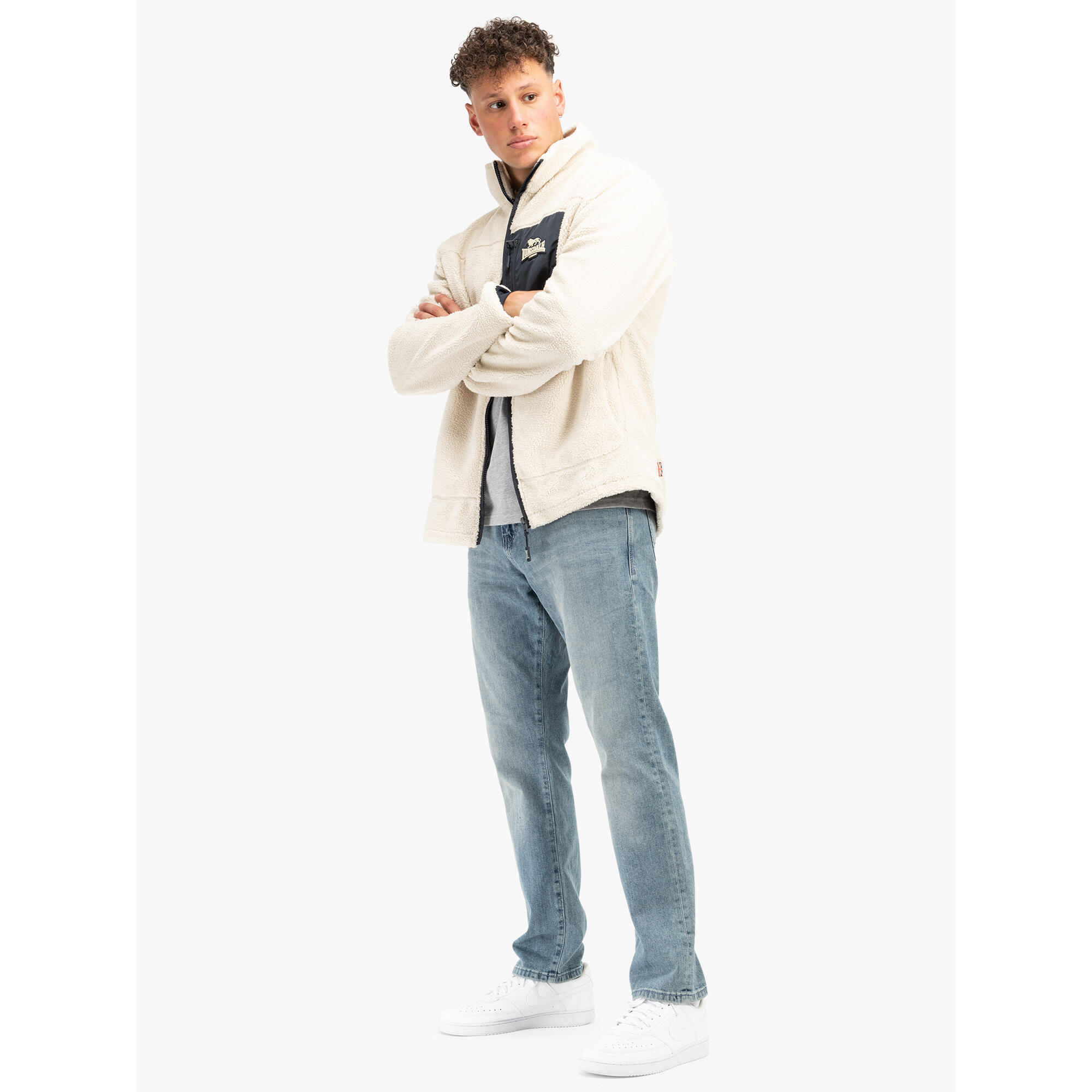 Polaire sherpa coupe classique Lonsdale Lartington 3/6