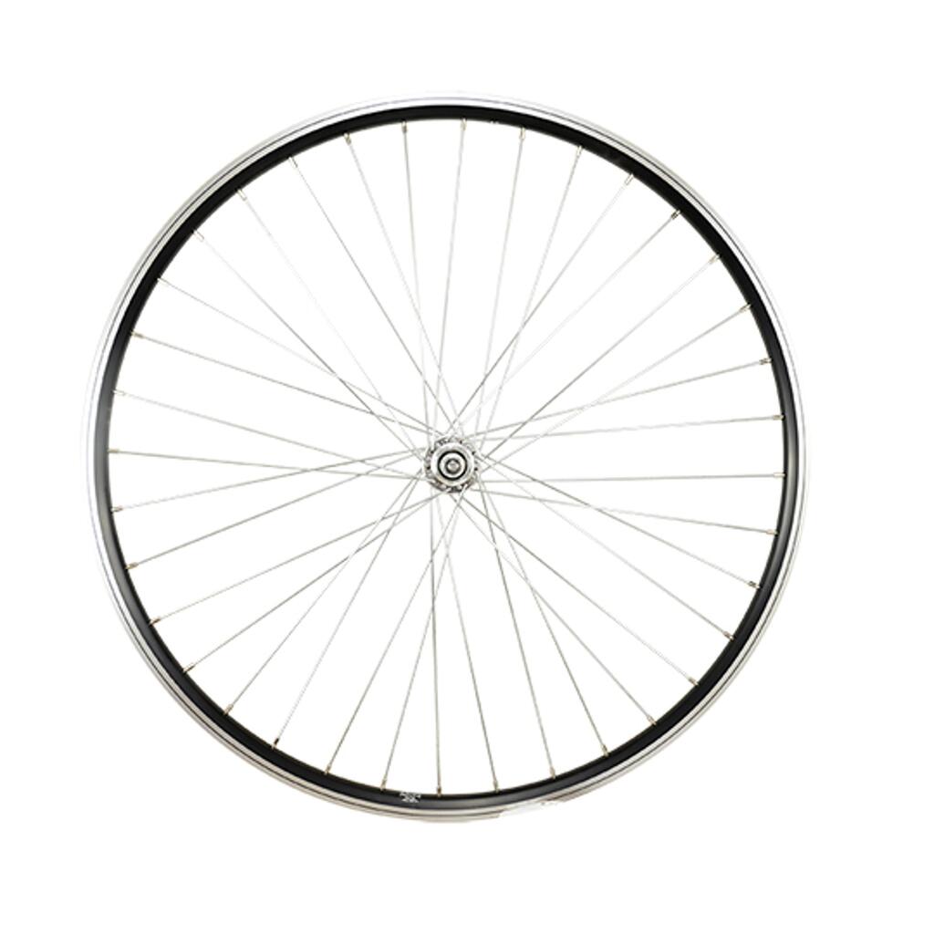 Front wheel for hybrid bike, nut, solid axle, rim Velox ER10. Magnum