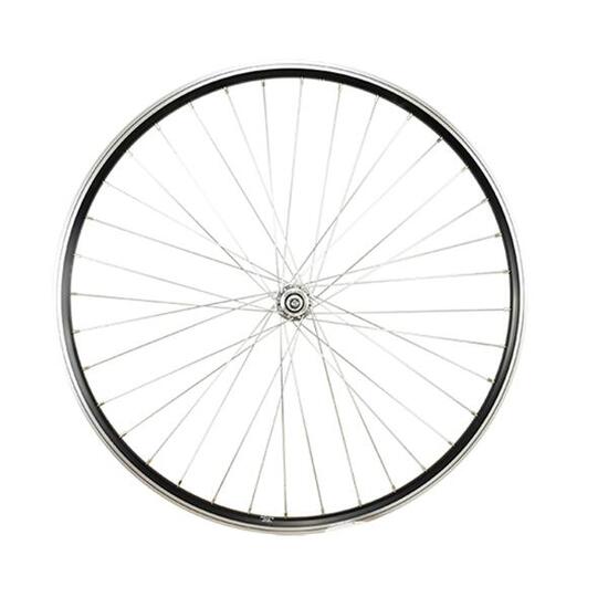 Ruota anteriore per bici VTC dado per asse pieno cerchio Velox ER10. Magnum