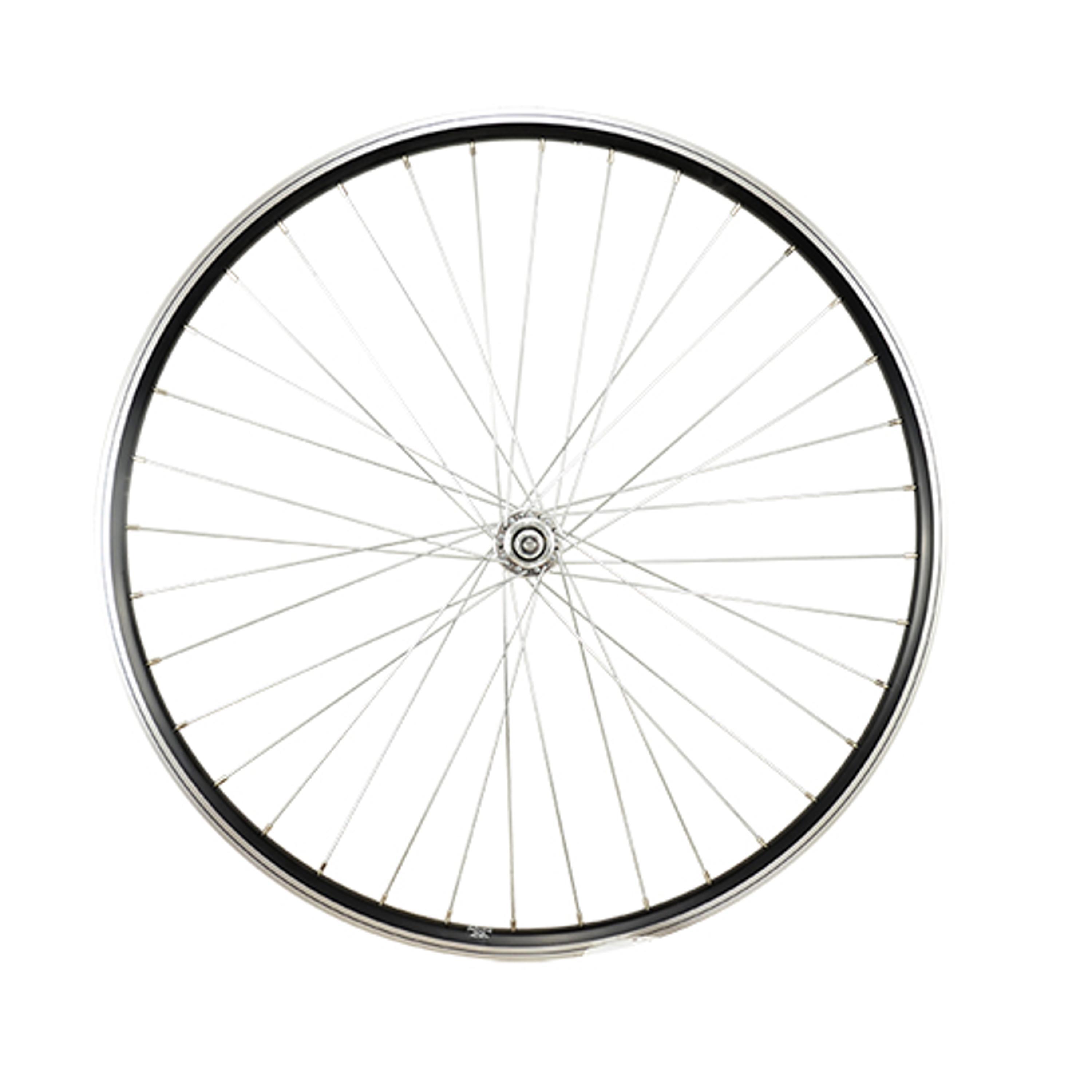 Velox - Roue Avant De Vélo Vtc Écrou Axe Plein Jante Velox Er10. Magnum - Roue - Noir - 28" - Decathlon