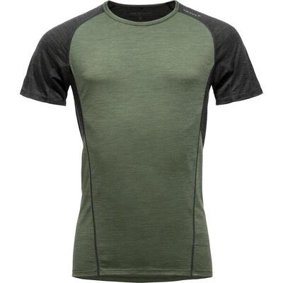 Funktionsshirt Running Merino 130 T-Shirt Man forest