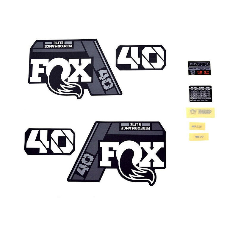 Autocollants Fox Factory 2018, 40, P-Se