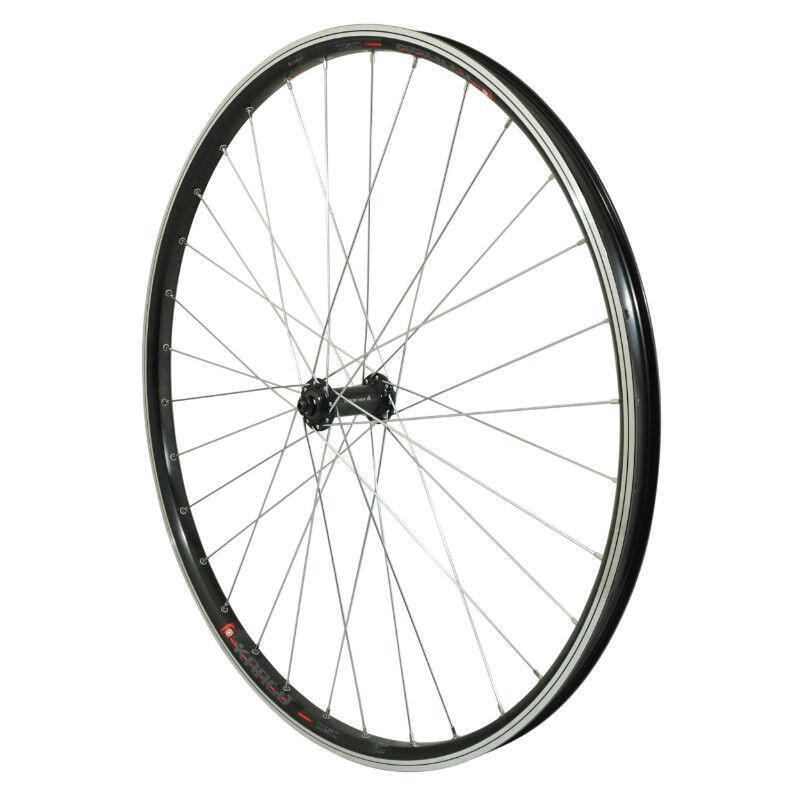 Velox - Roue De Vélo Vtc Avant Aluminium Double Paroi Moyeu Shimano Blocage (renforcé) R - Roue - Noir - 700 Mm - Decathlon