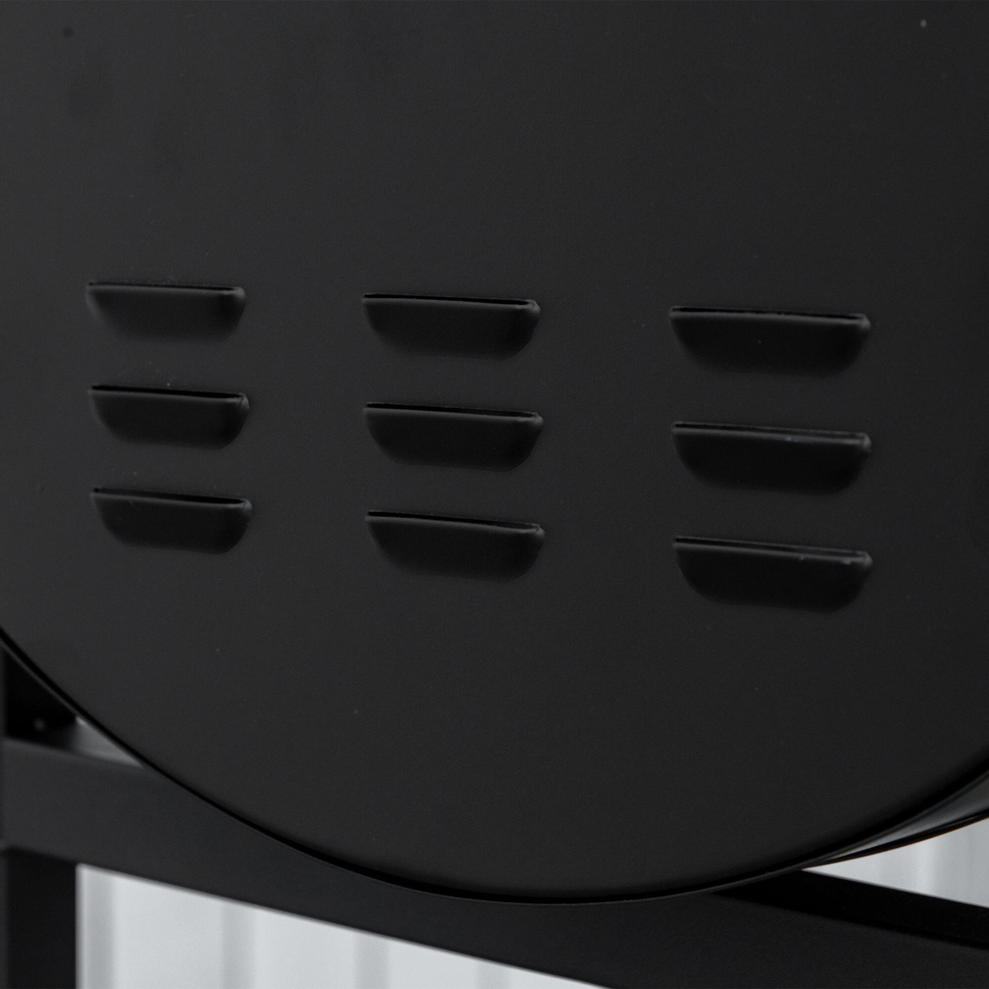 Barbacoa de Carbón Outsunny 90x45x96 cm negro 6/7