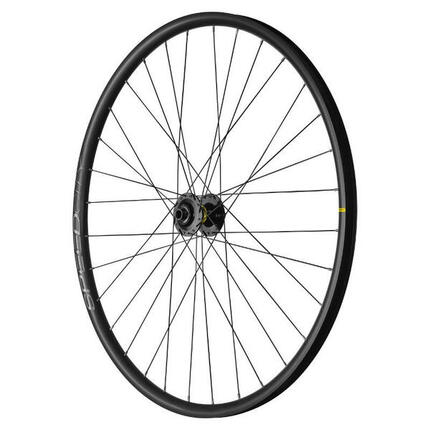 Roue-city avant axe traversant cassette jante Mavic 700 Speedcity Tubeless Ready