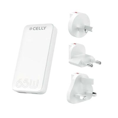 Oplader celly tctraveluni65w eu-stekker