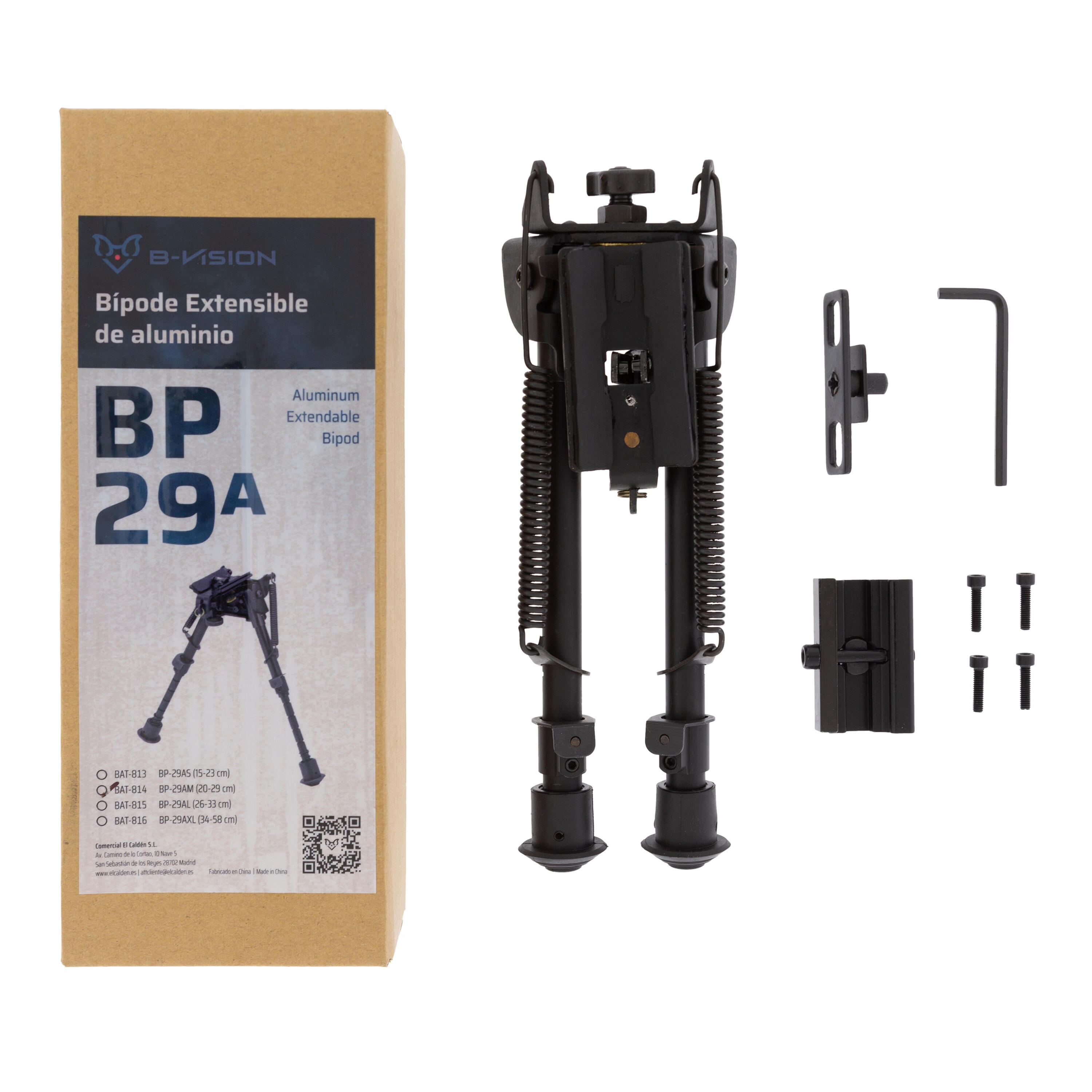 Bipé extensível BP-29A B-Vision 3/4