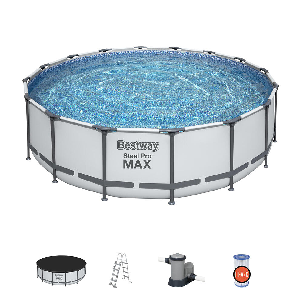 Bestway Steel Pro MAX Pool Komplett-Set  488 x 122 cm 4/6