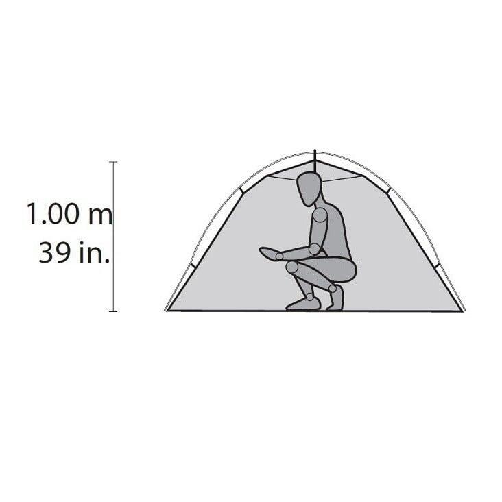 MSR Hubba Hubba NX tent - Lichtgewicht Duo Tent - Groen 4/7