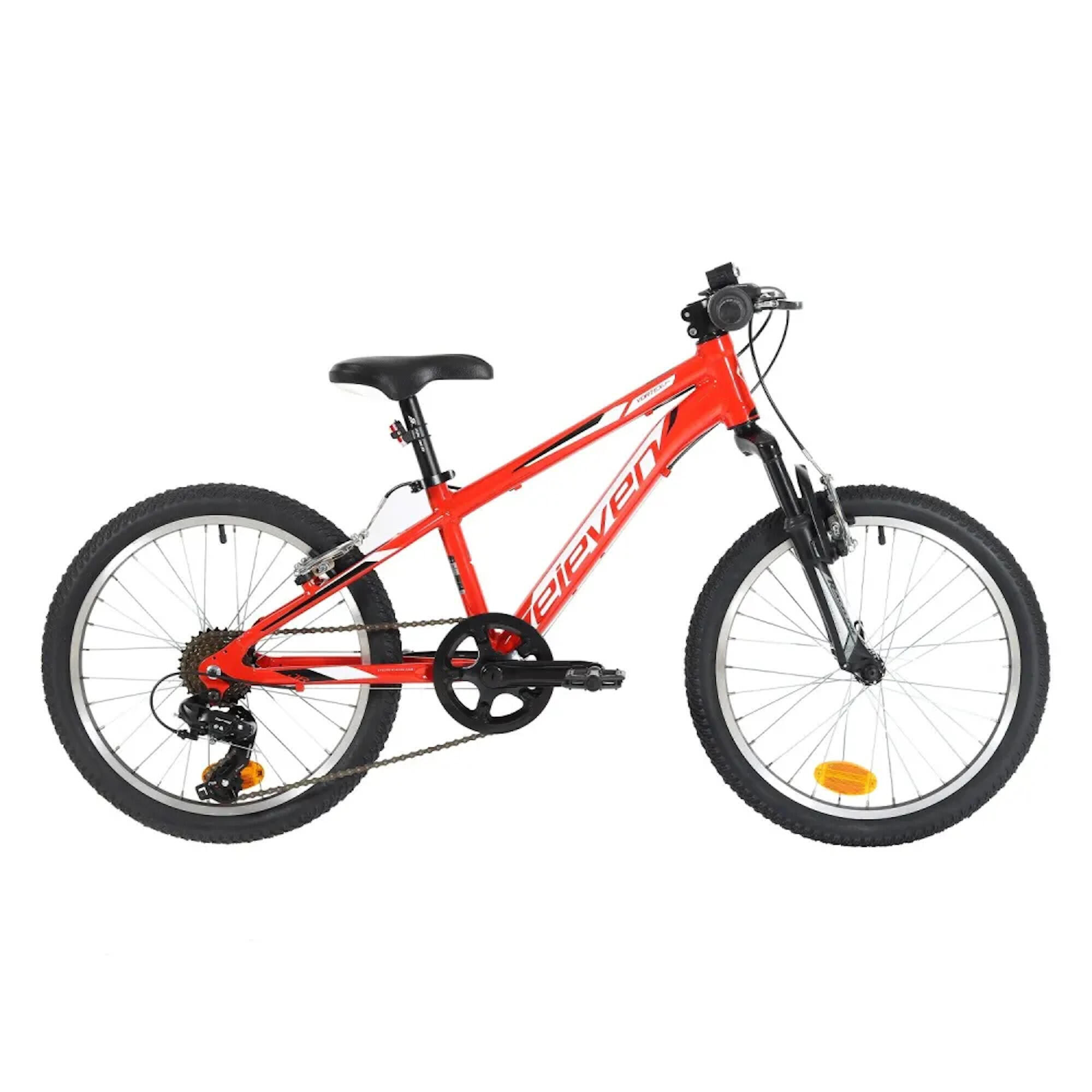 Bicicleta júnior 6v Vermelha Eleven Vortex 20" dos 6 aos 9 anos (1,20-1,35 cm)