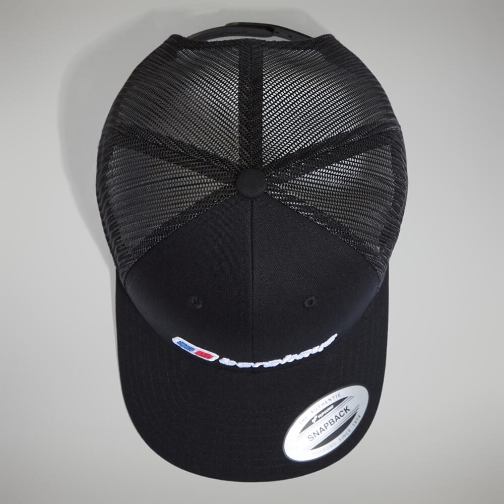 Logo Recognition Trucker Cap - Black 5/5