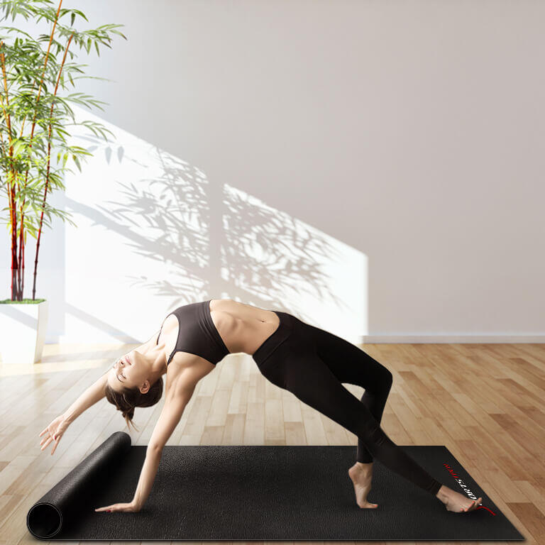 Bodenschutzmatte für Fitnessgeräte – Multifunktionsmatte in schwarz, 3 Größen 4/7