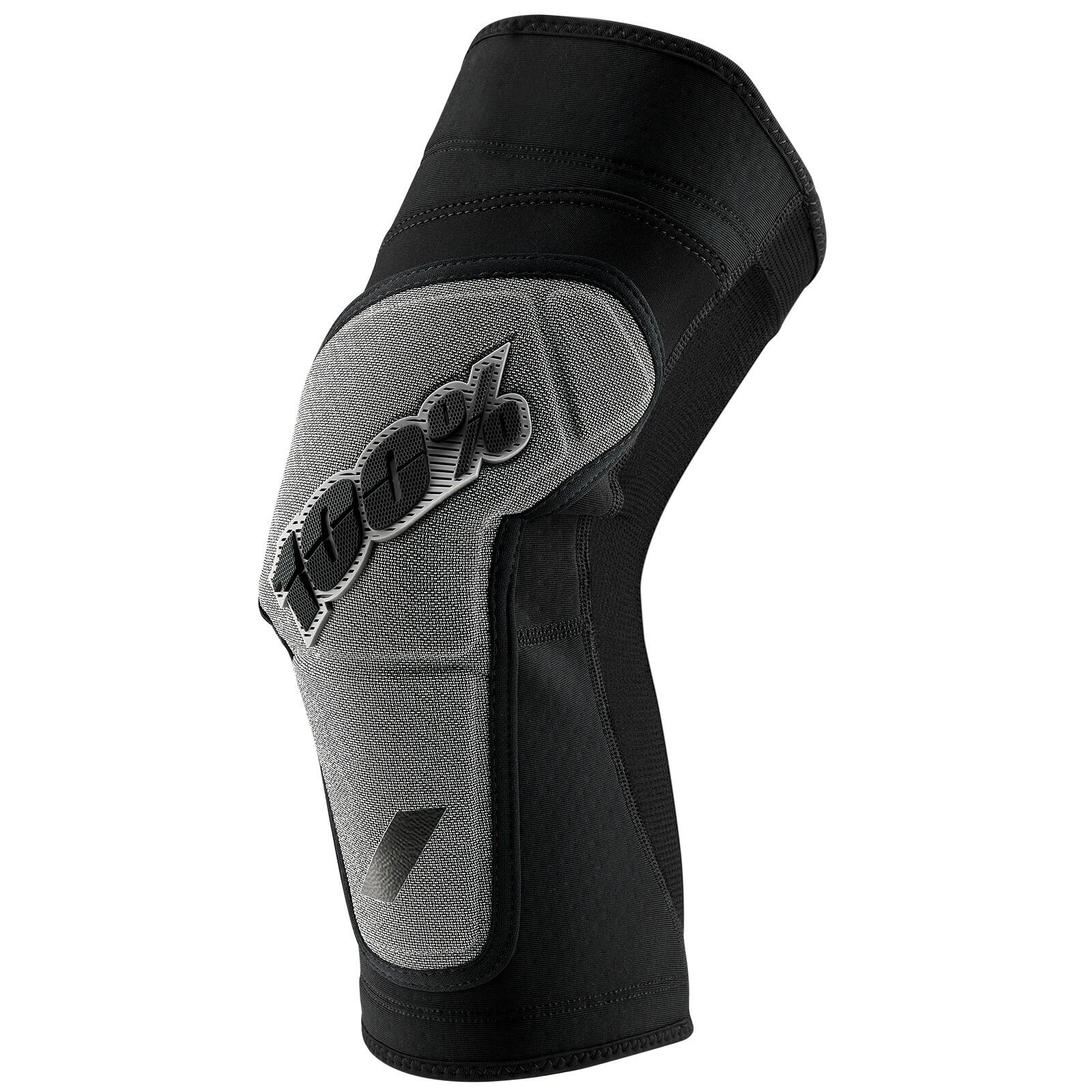 100% - Protège-tibia Adulte Ridecamp Noir - Genouillère - Gris|noir - 40 M - Decathlon