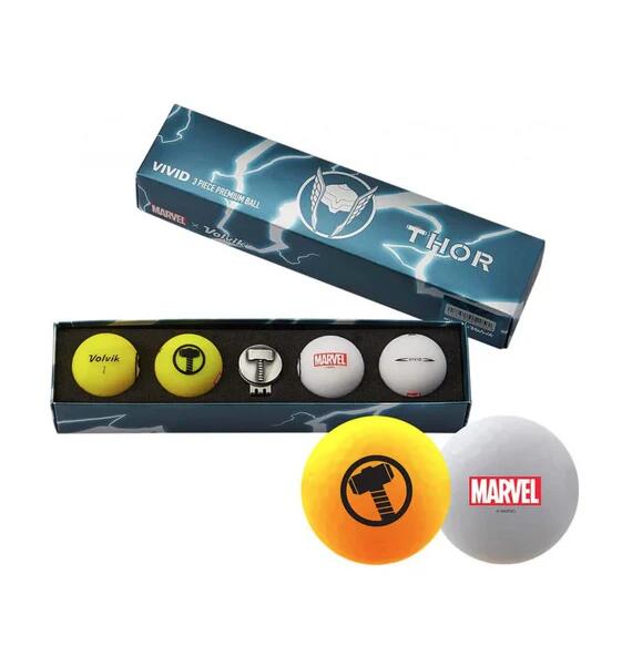 VOLVIK Bolas de Golfe Volvik Vivid Thor By Marvel
