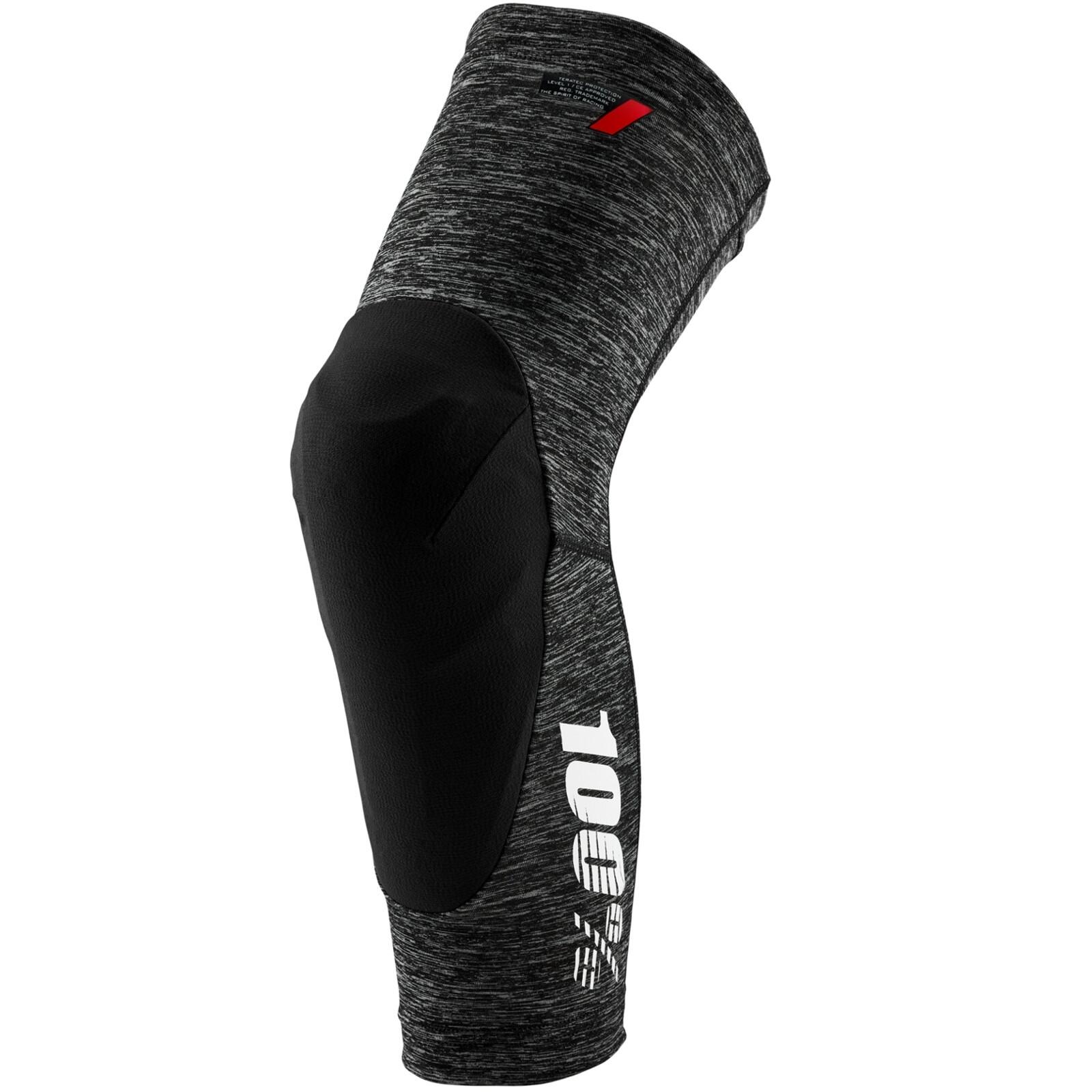 100% - Protège-tibia Adulte Genouillères Teratec Noir - Genouillère - Gris|noir - 40 M - Decathlon