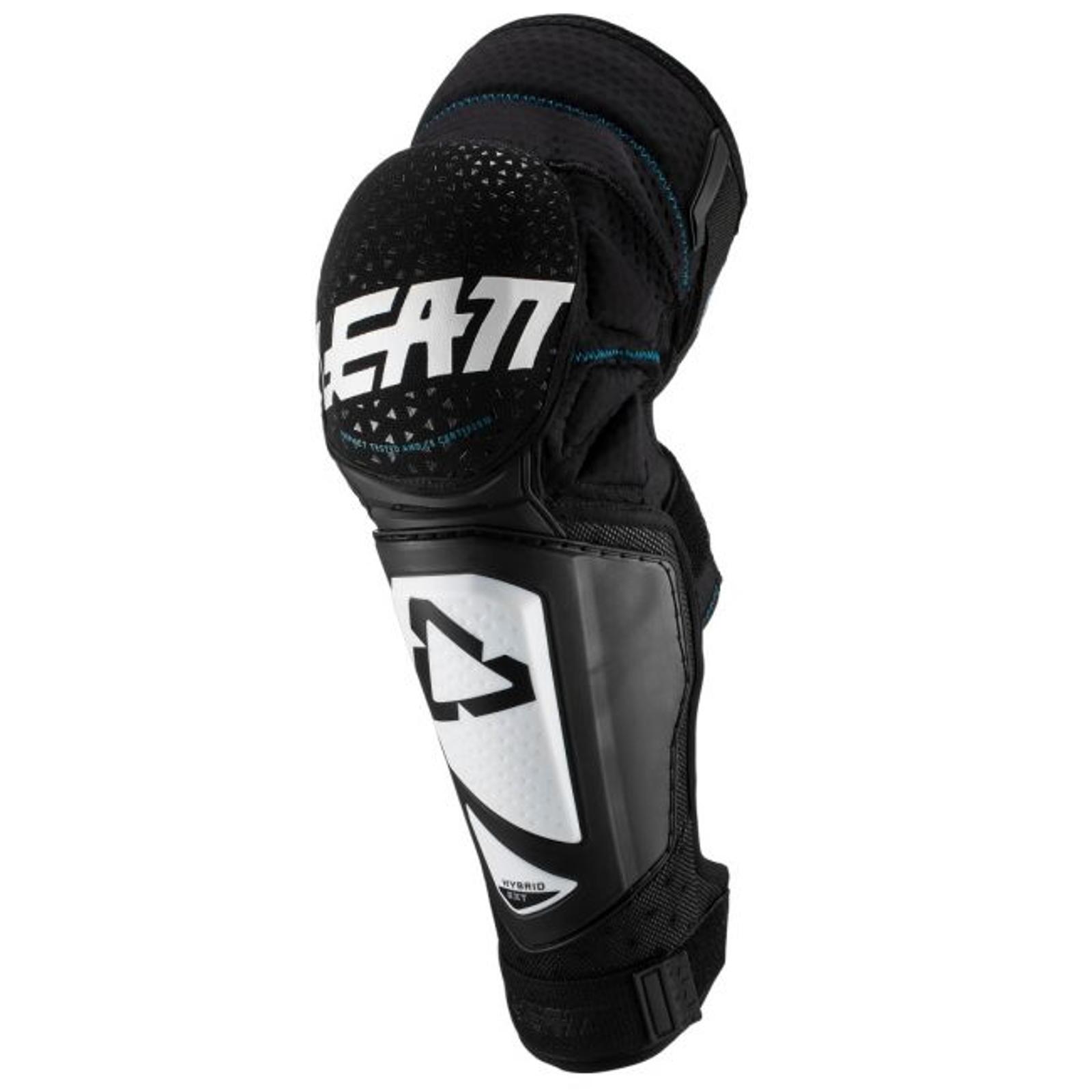 LEATT Knie scheenbeenbeschermer 3DF Hybrid EXT - Wit