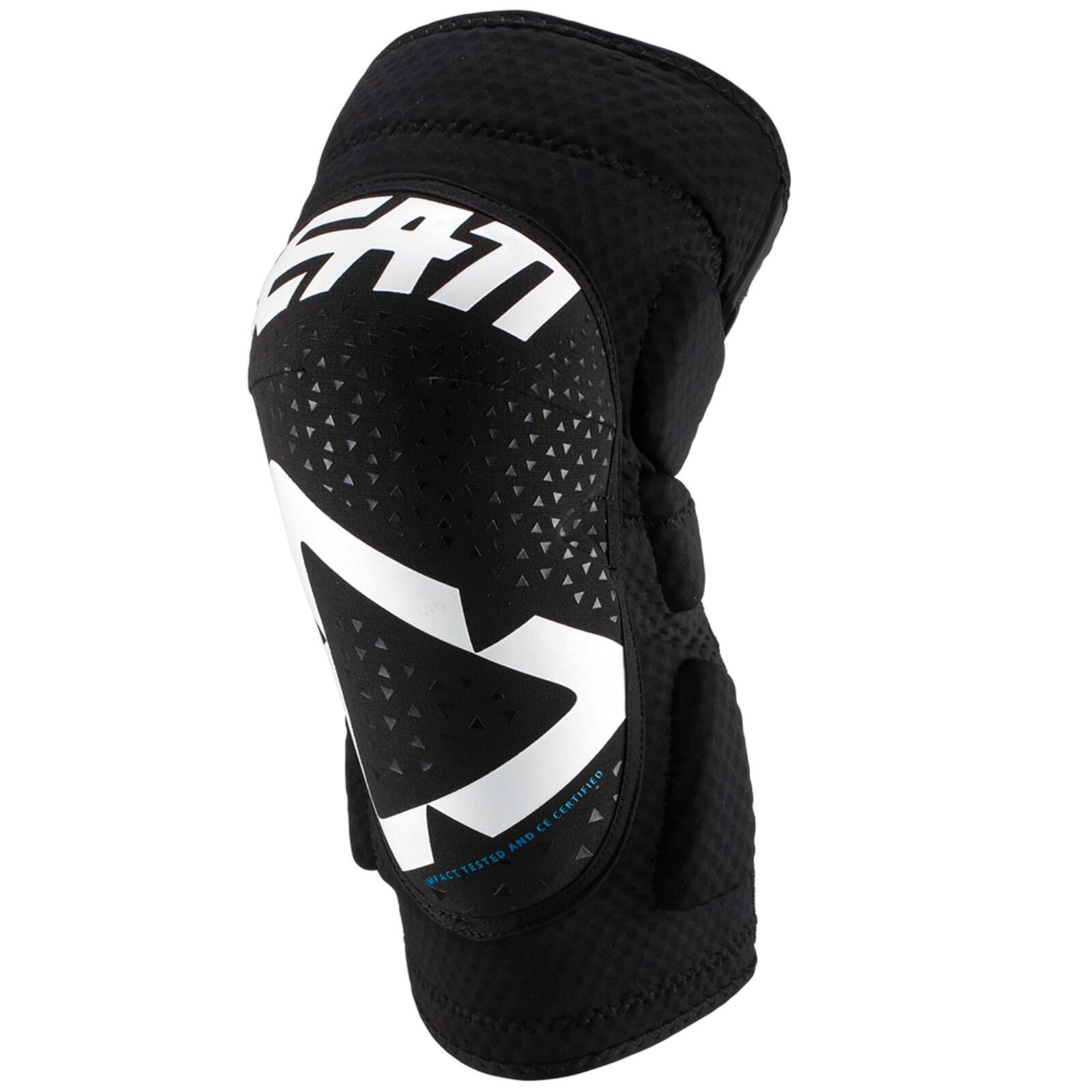 Protetores de joelho Leatt 3DF 5.0 branco / preto 2/3