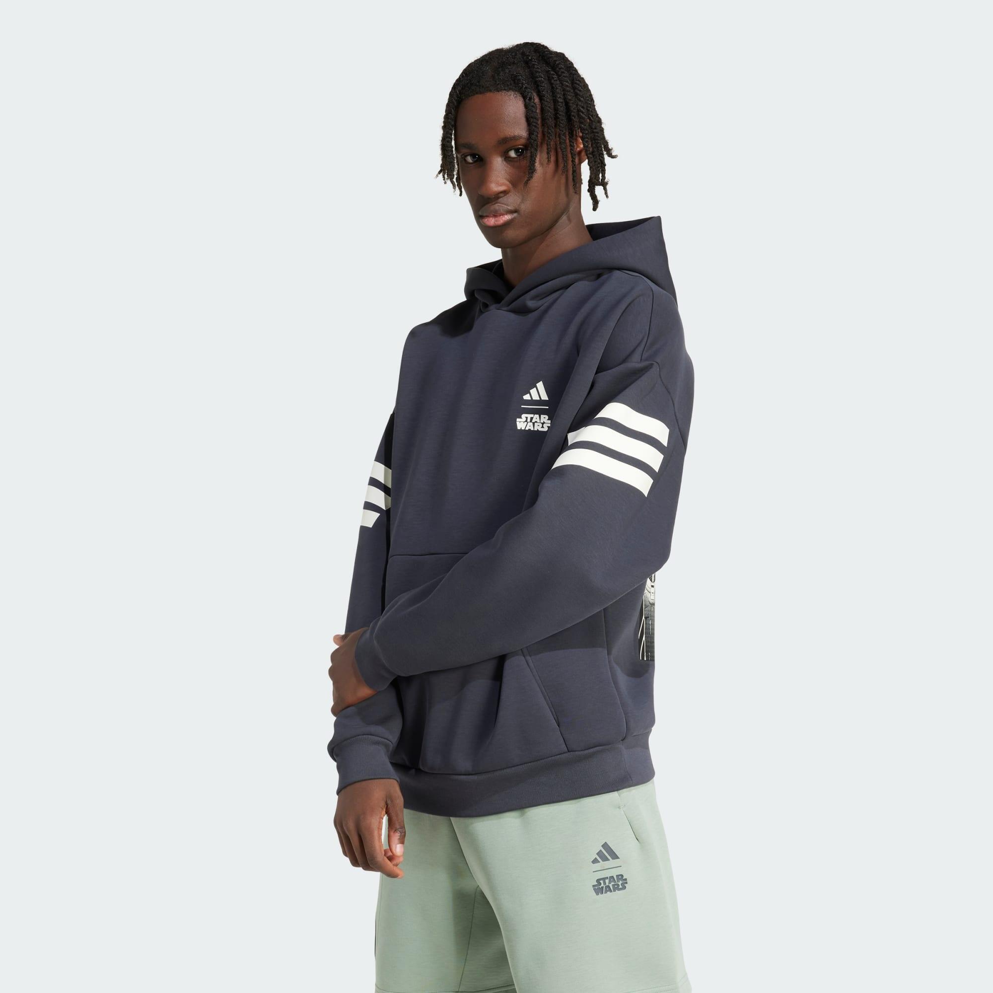 ADIDAS STAR WARS THE MANDALORIAN HOODIE BACK GRAPHIC 1/5