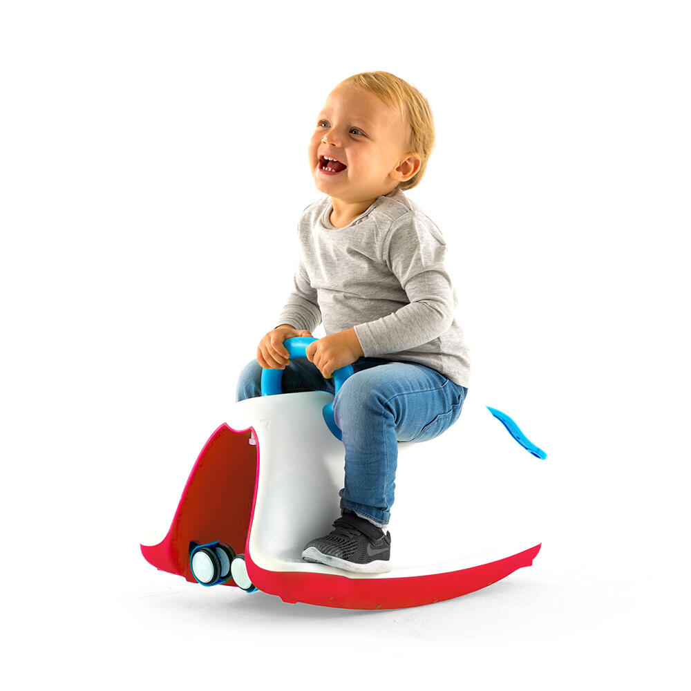 4-in-1 Chillafish Trackie Blauw: Kinderfiets & Loopwagen 5/7
