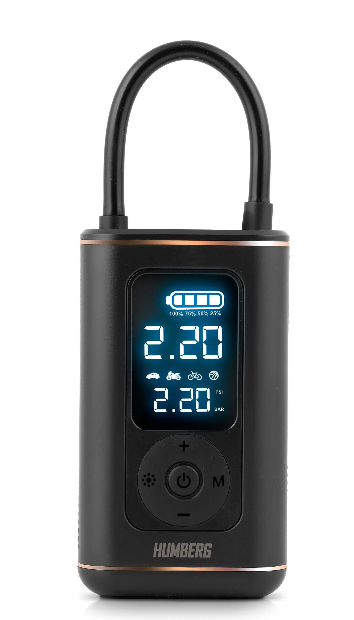 Pompka elektryczna bezprzewodowa mini kompresor Humberg HM-253 2/7