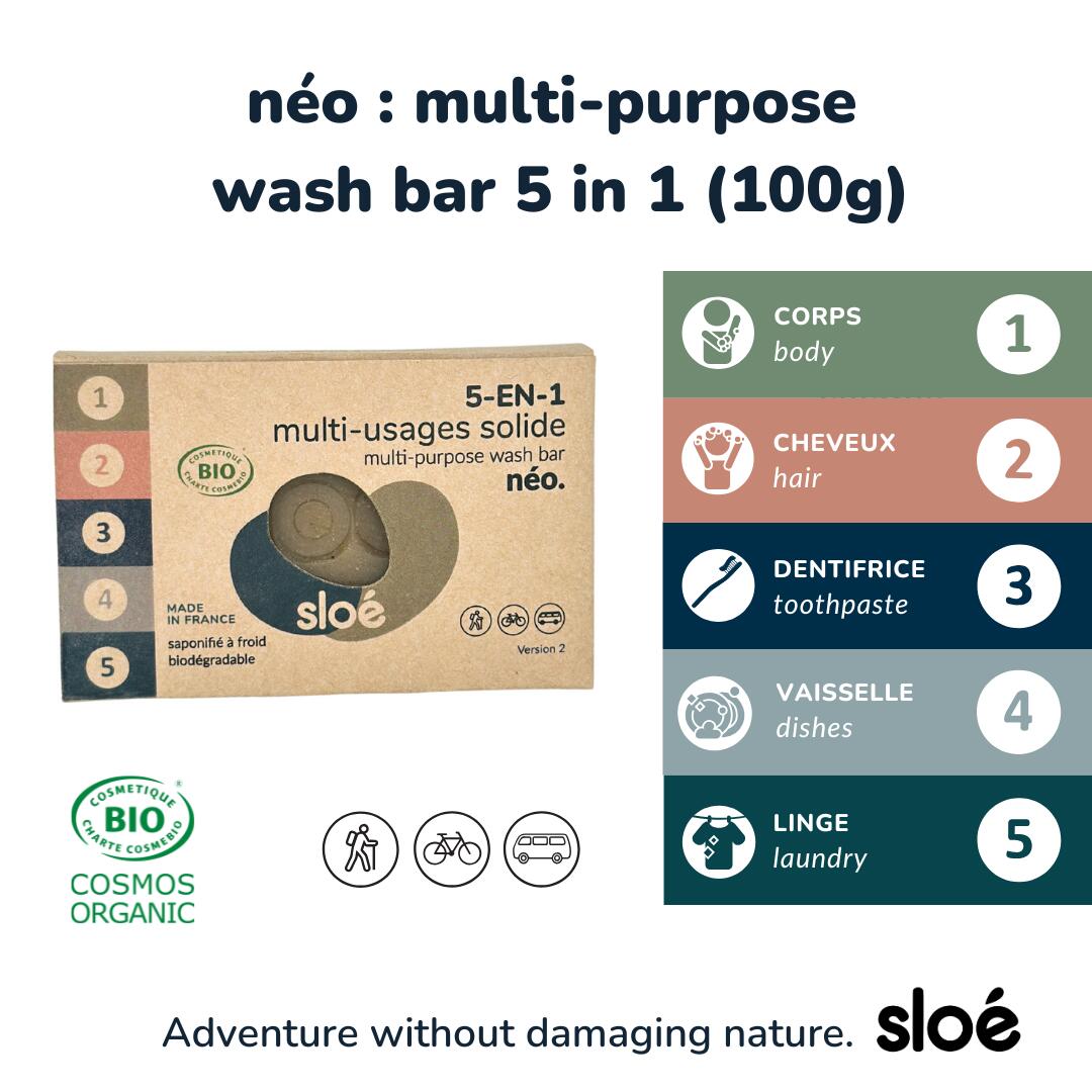 SABONETE SÓLIDO MULTIUSOS NEO 5 EM 1 (100G) - PACOTE DE 4 2/6