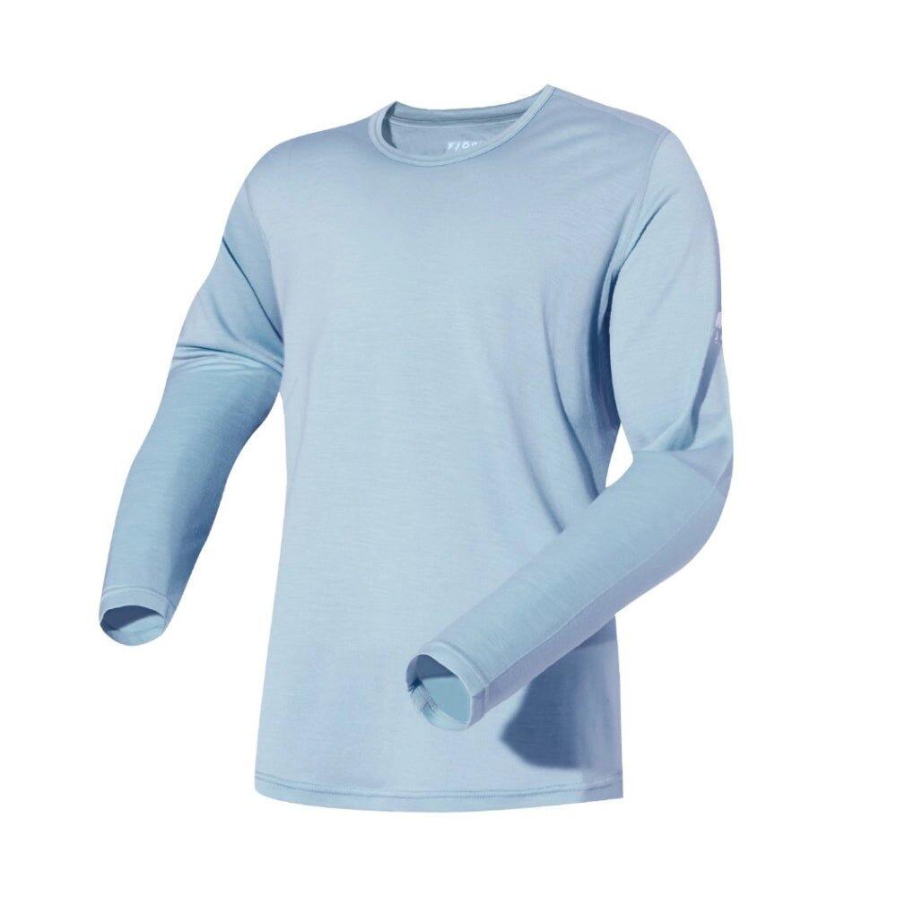 Heren-T-shirt met lange mouwen van 100% merinowol - Finn 210 2/3