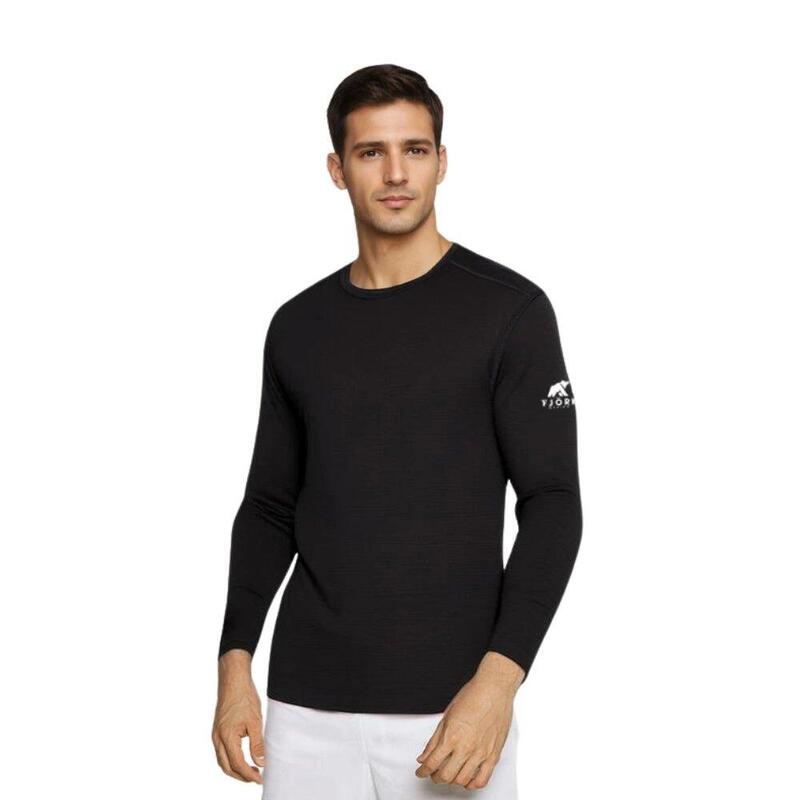 T-shirt homme 100% laine de mérinos manches longues - Finn 210
