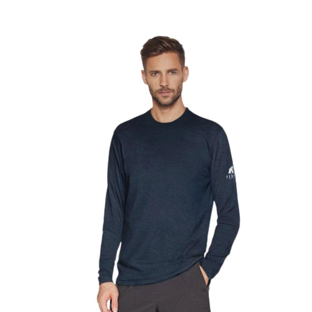 FJORK MERINO LangärLSiges Herren-T-Shirt aus 100 % Merinowolle – Finn 210