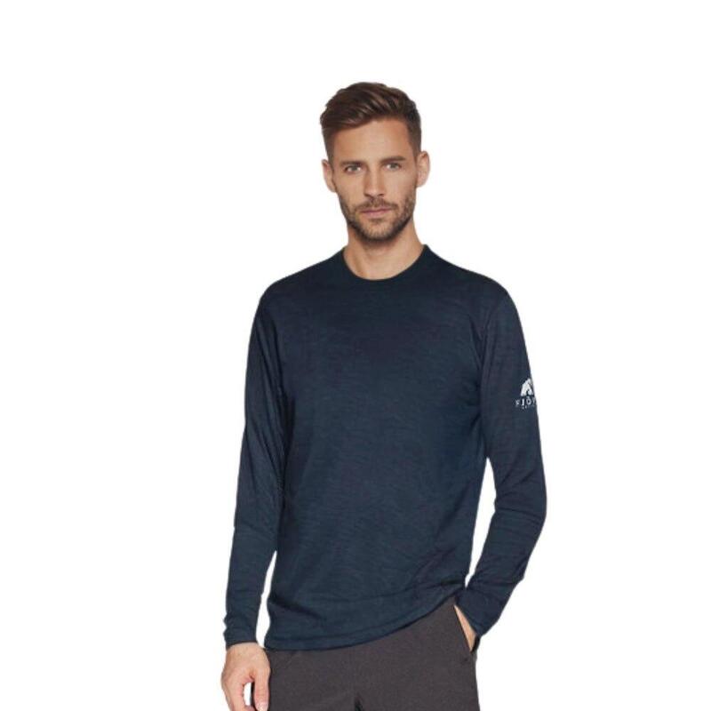 T-shirt homme 100% laine de mérinos manches longues - Finn 210
