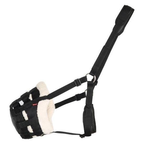 Imperial Riding Graasmasker Met Fur - Zwart (Full)