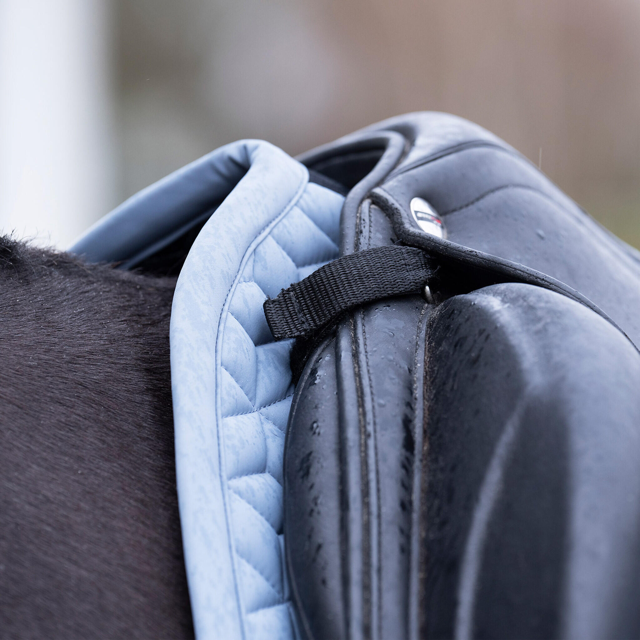 HV Polo Zadeldek Essential Dressuur - Full - Dark Mist Blue 2/3