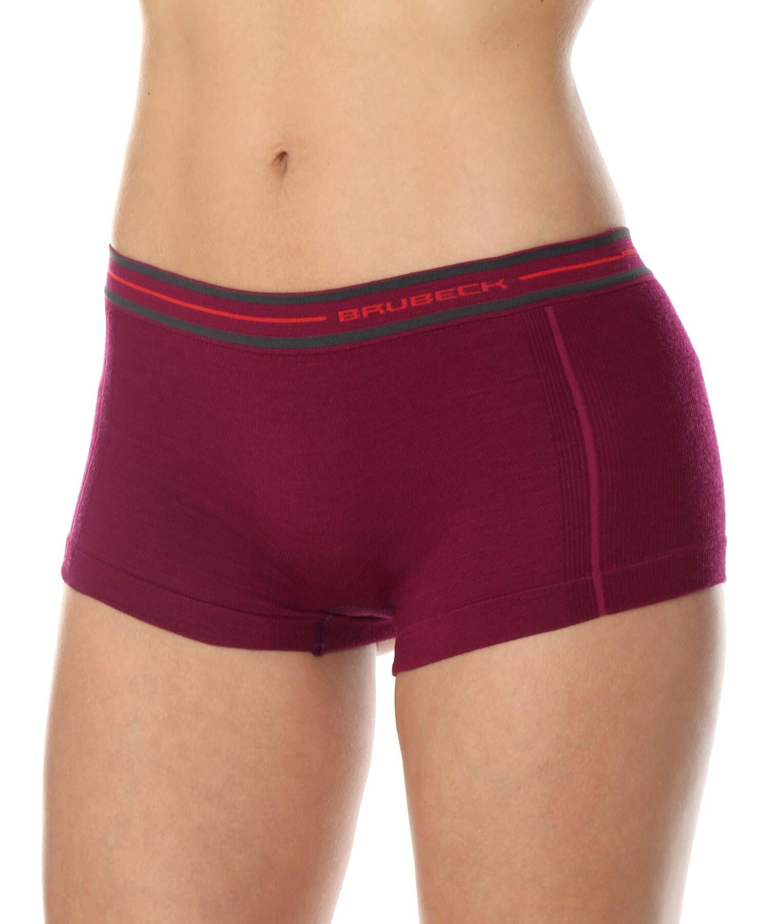BRUBECK Cuecas boxer termoativas femininas Brubeck Active Wool