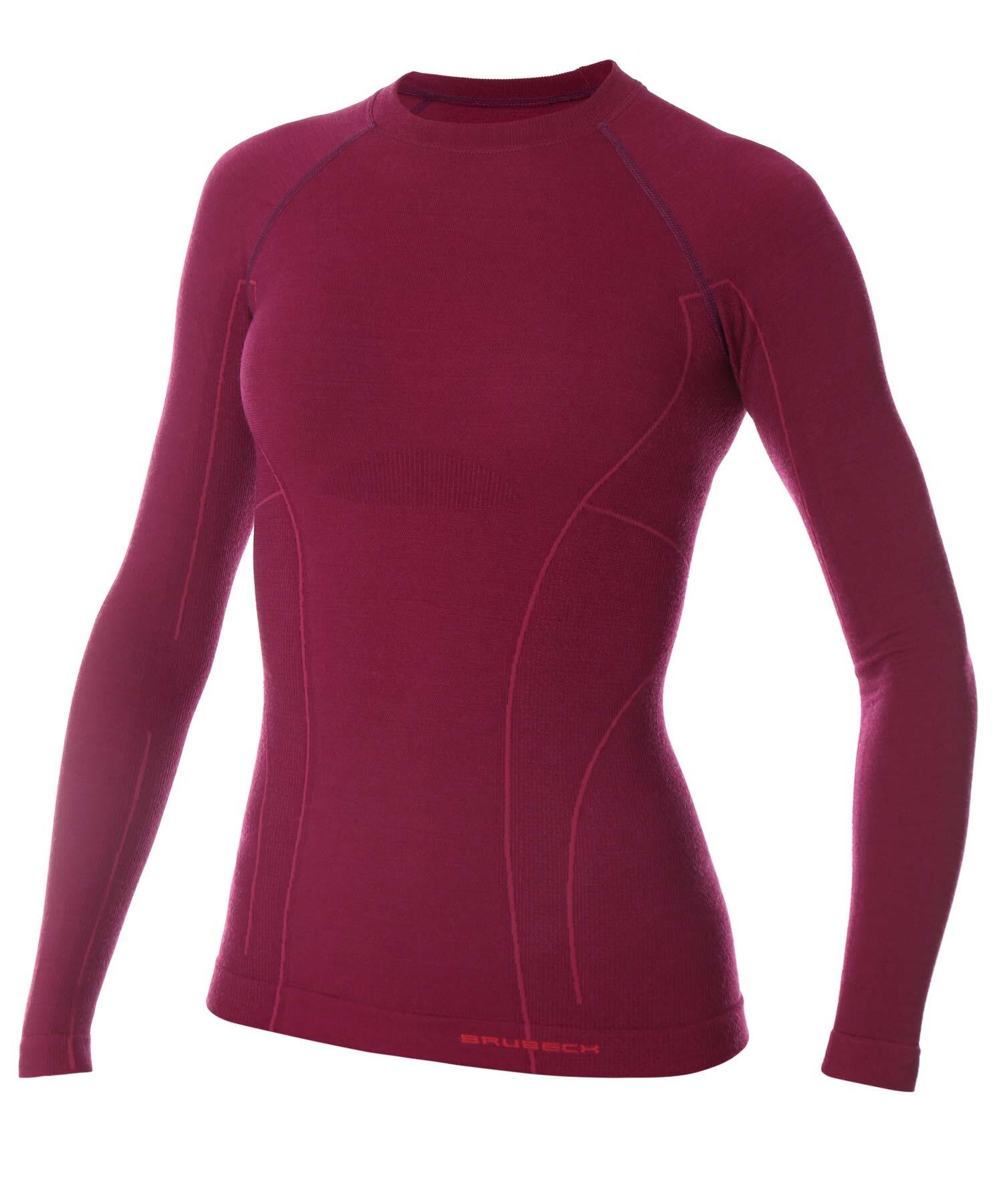 Koszulka wełniana z długim rękawem damska Brubeck ACTIVE WOOL 2/7