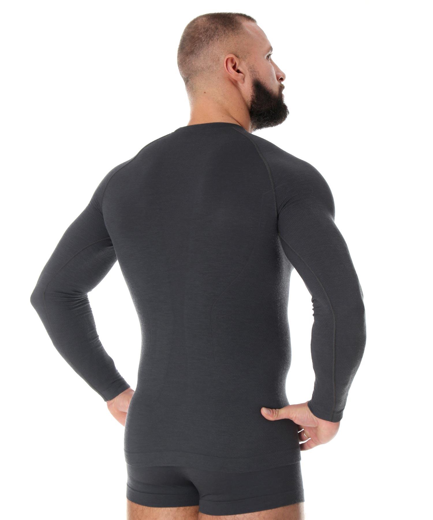Koszulka wełniana z długim rękawem męska Brubeck ACTIVE WOOL 3/5