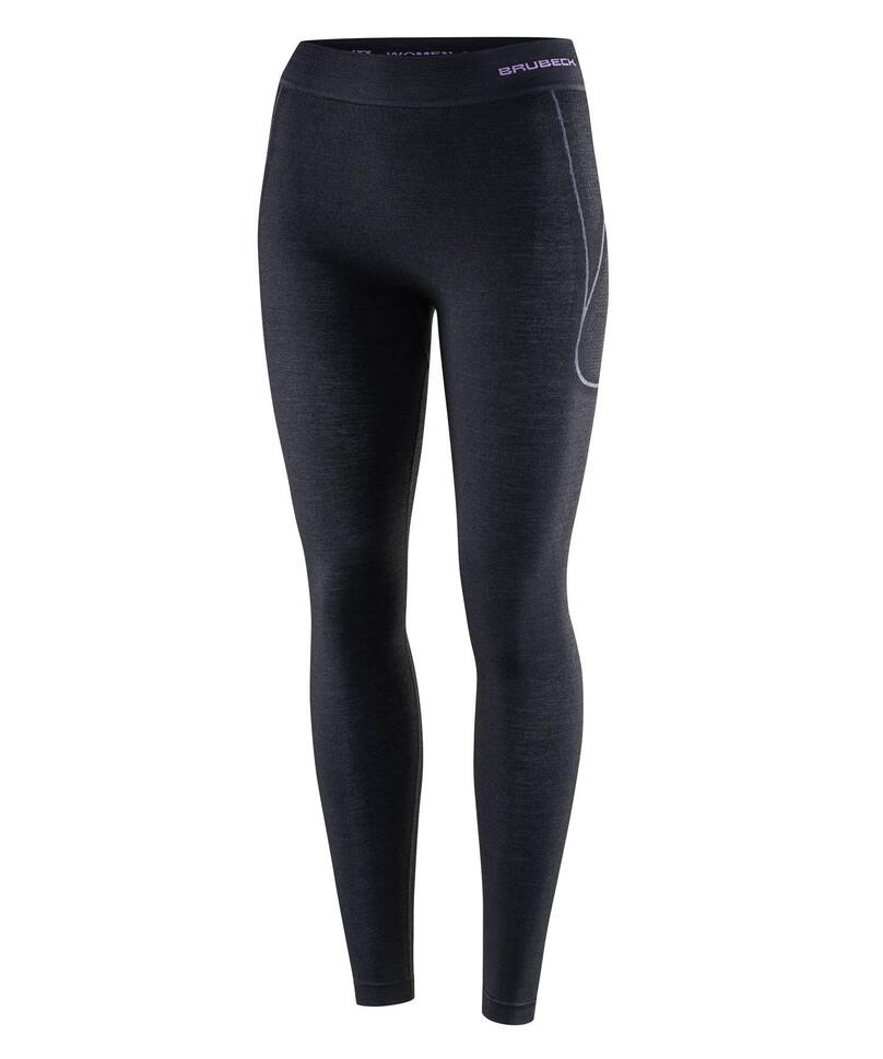 Legginsy wełniane z długą nogawką damskie Brubeck ACTIVE WOOL