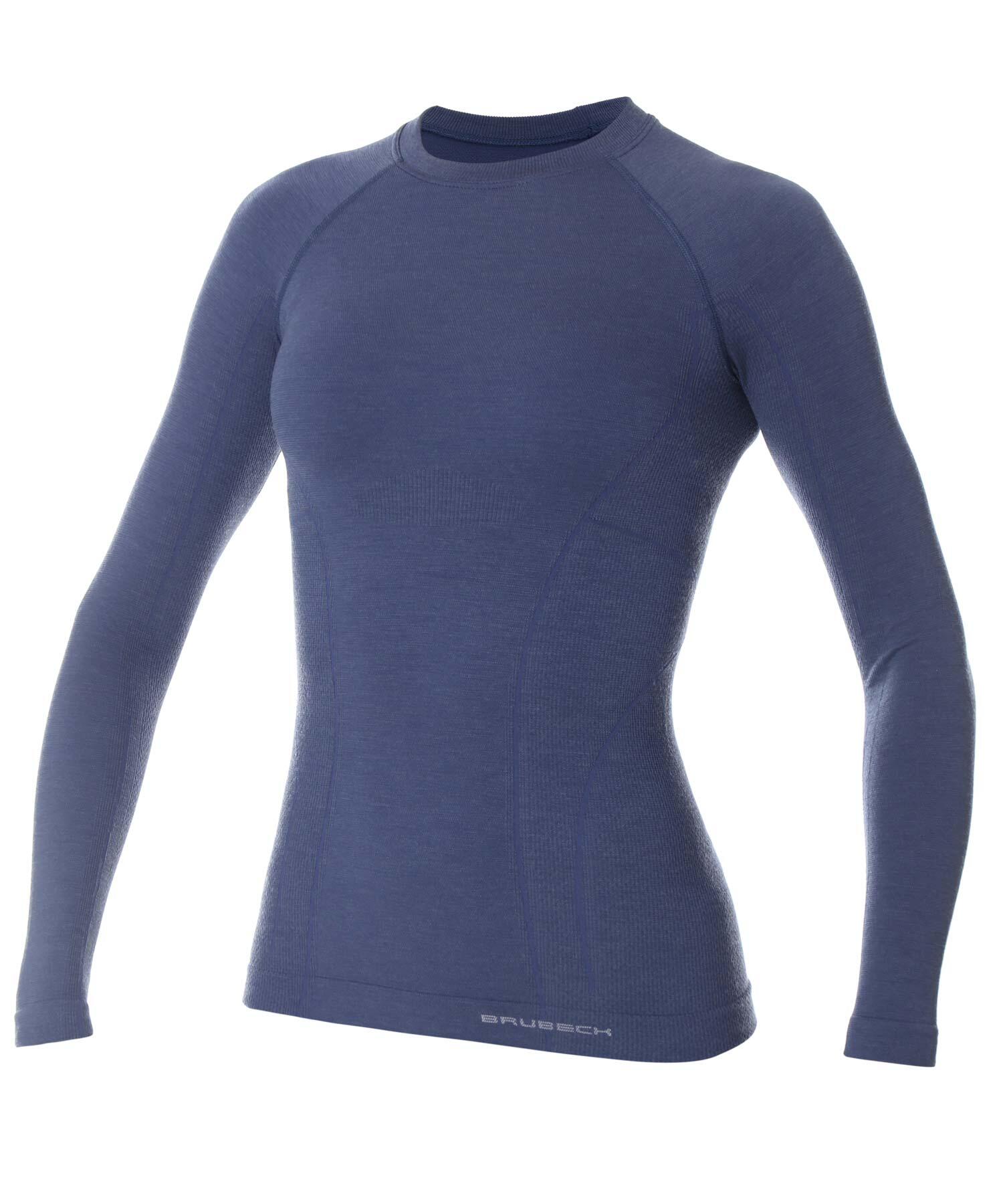 Koszulka wełniana z długim rękawem damska Brubeck ACTIVE WOOL 2/7