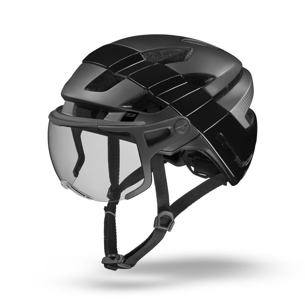 Julbo - Casques De Vélo Urbain Avec Visière Photochromique-itineraire Evo Reactiv - Casque - Noir - 54-58 Cm - Decathlon