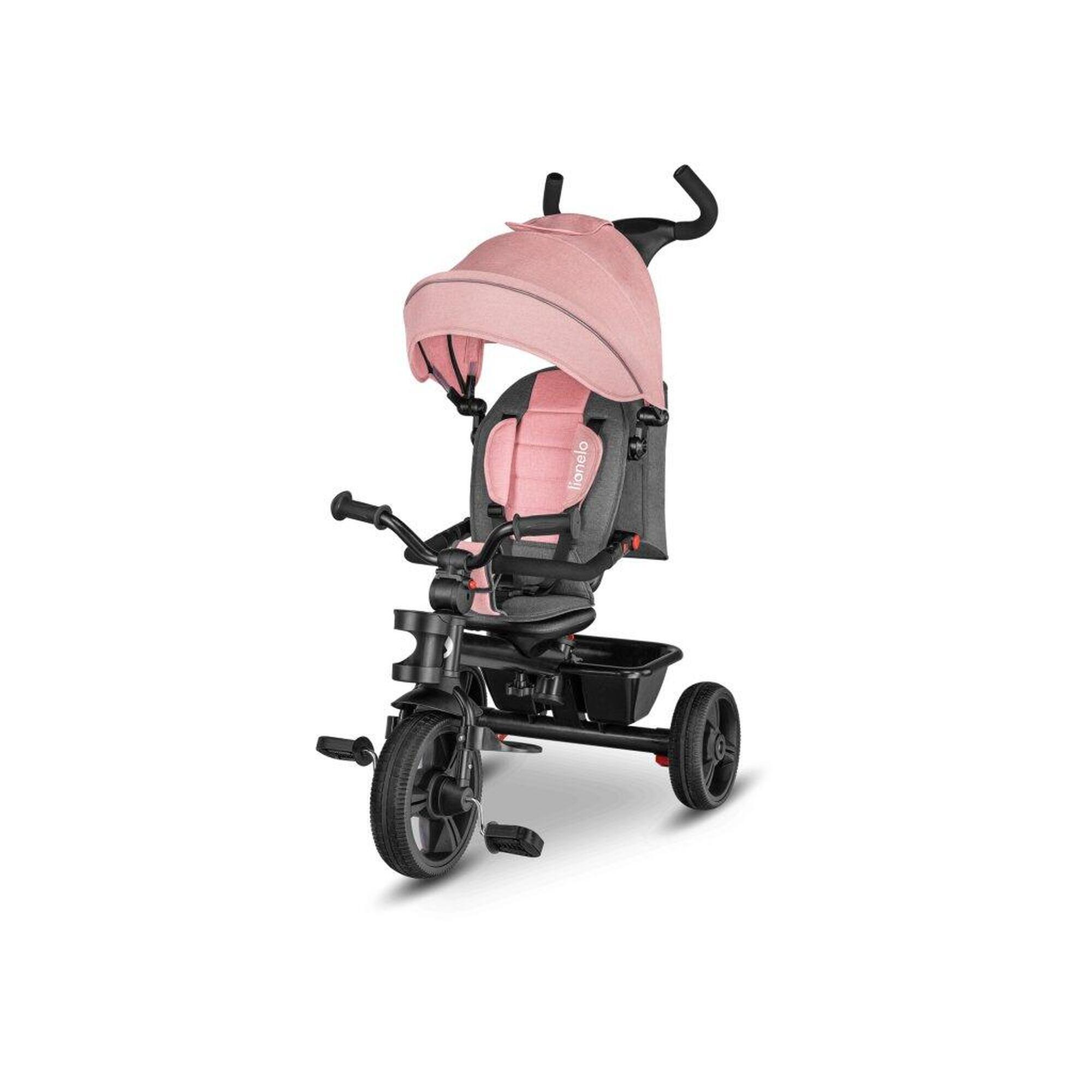 Lionelo - Tricycle Bubblegum Lionelo Haari - Tricycle - Rose - Decathlon
