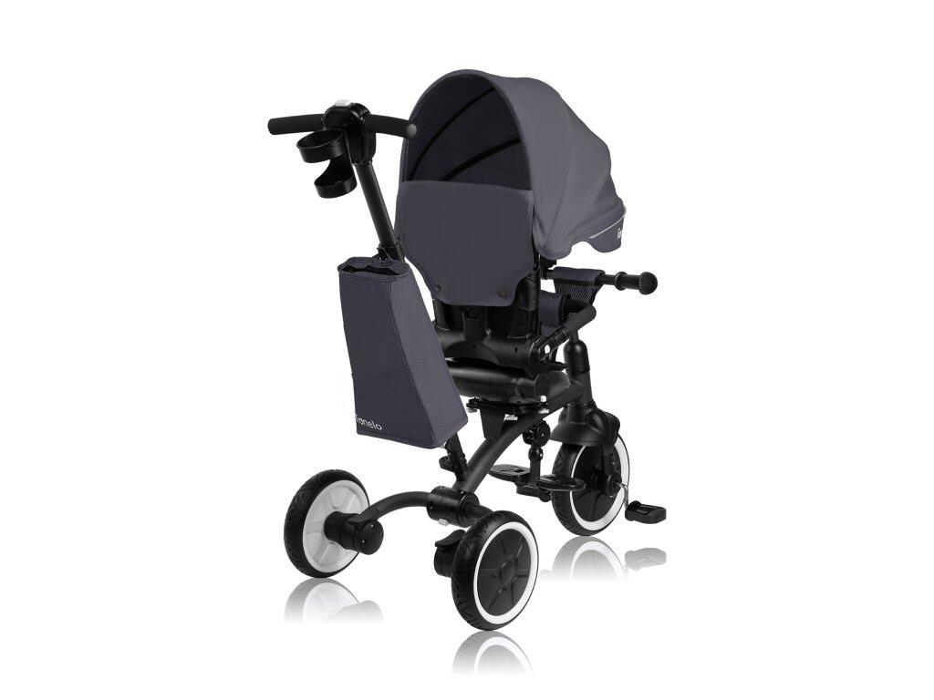 Triciclo Lionelo Tris Plus 2 en 1 360° ajustable PU niño 2/5