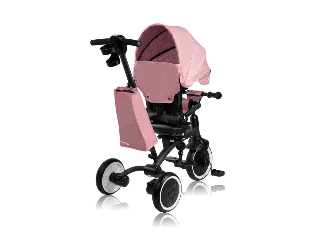 Triciclo Lionelo Tris Plus 2 en 1 360° ajustable PU niño 2/5
