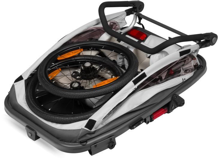 Lionelo Cama remolque bici carrito 2 en 1 suspensión SIQ 2 niños 6/9