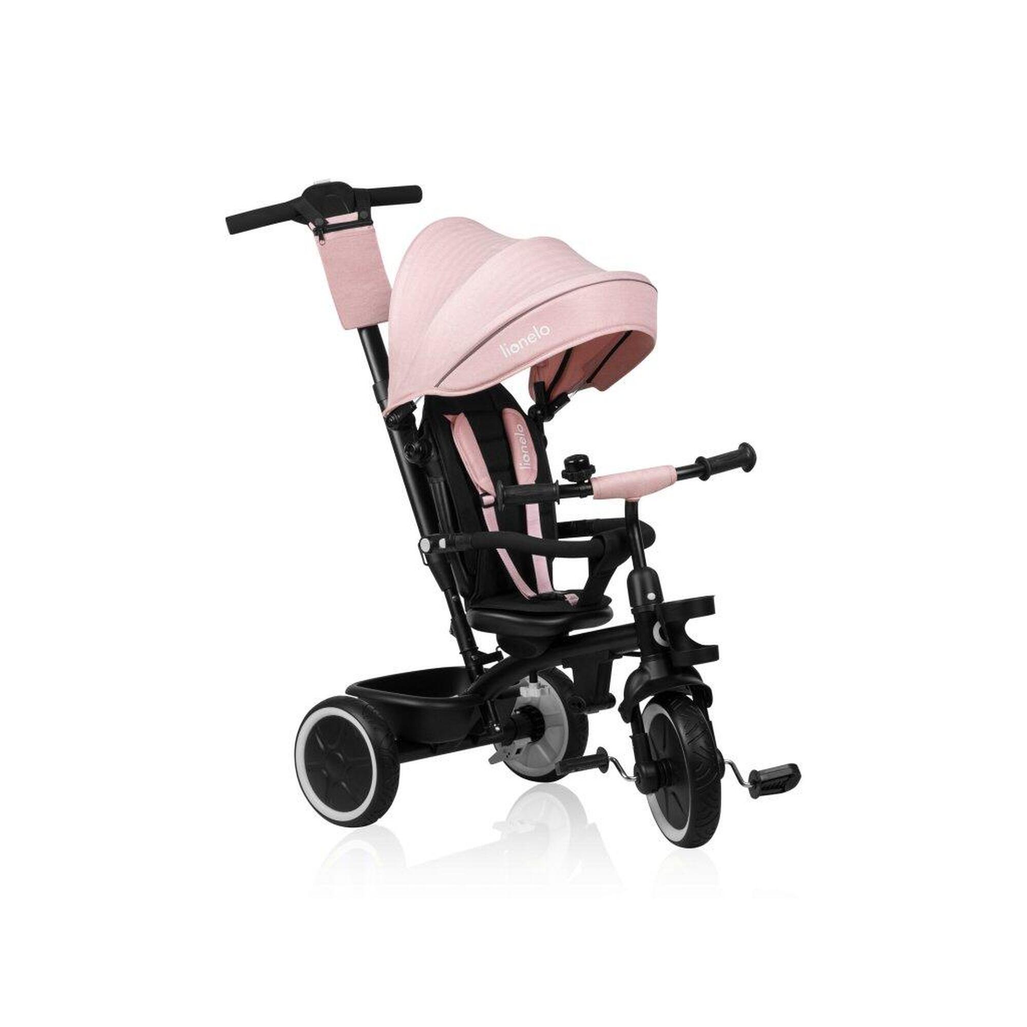 Lionelo - Tricycle Lionelo Berry Pink Rose - Tricycle - Rose - Decathlon