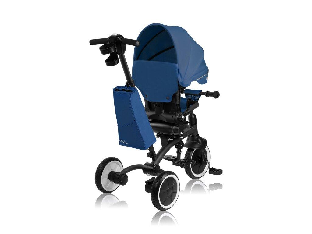 Triciclo Lionelo Tris Plus 2 en 1 360° ajustable PU niño 2/6