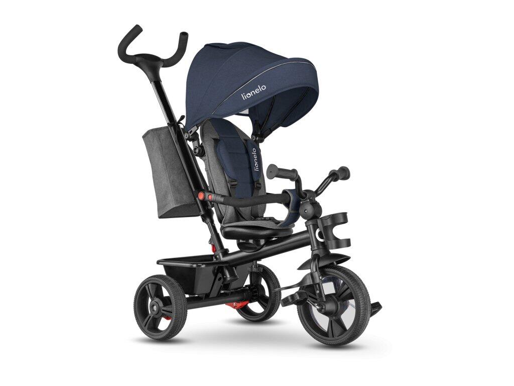 Triciclo 2 en 1 Lionelo Haari con Empujador Asiento Giratorio 18m+ 2/7