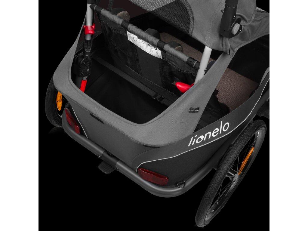 Lionelo Cama remolque bici carrito 2 en 1 suspensión SIQ 2 niños 6/9