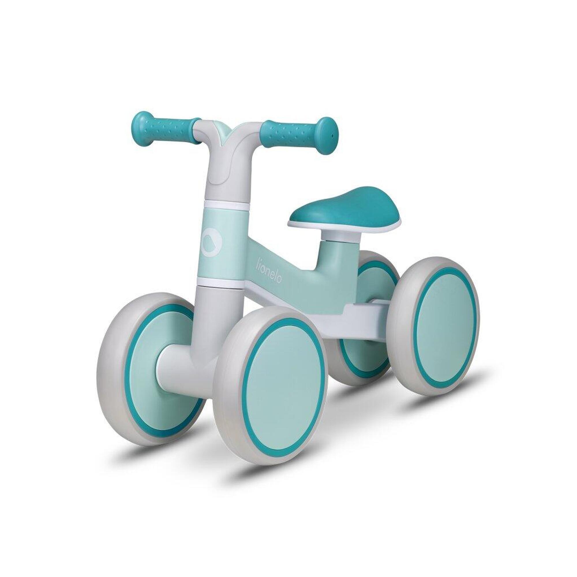 Lionelo - Vélo D'Équilibre Lionelo Villy Vert Turquoise - Porteur - Bleu - Decathlon