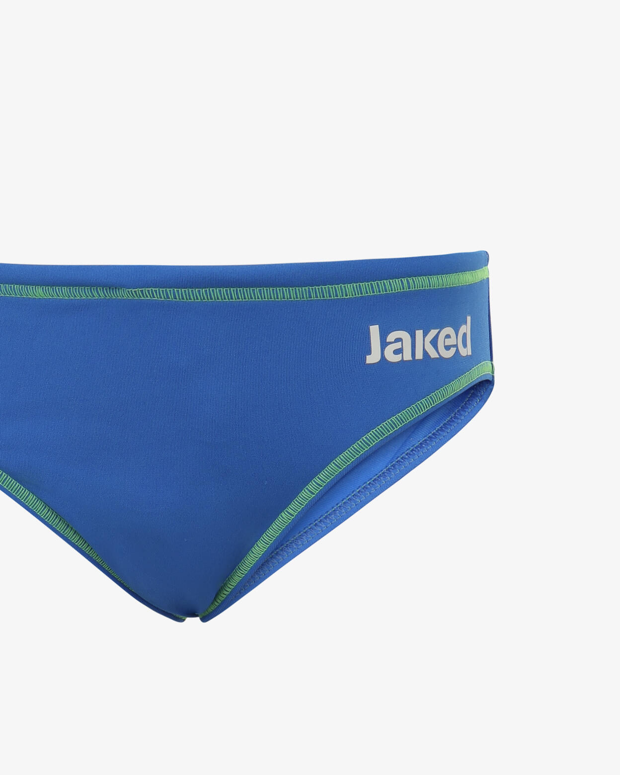 Maillot de baño infantil royal et jaune en matière synthétique pour la natation 3/4