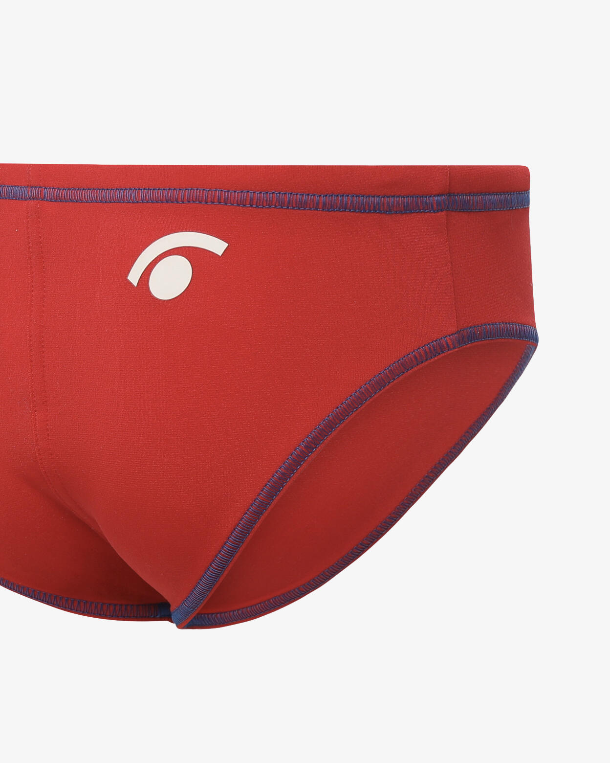 costume  rosso e blu da bambino in mat. sintetico da nuoto 4/4