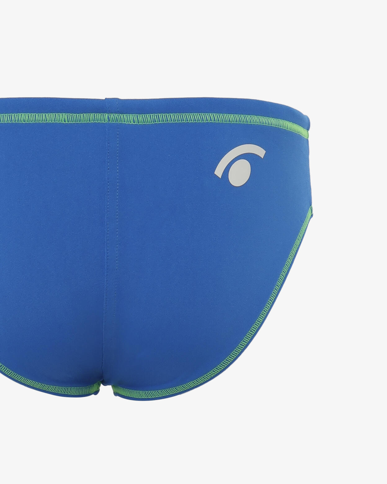 Maillot de baño infantil royal et jaune en matière synthétique pour la natation 4/4