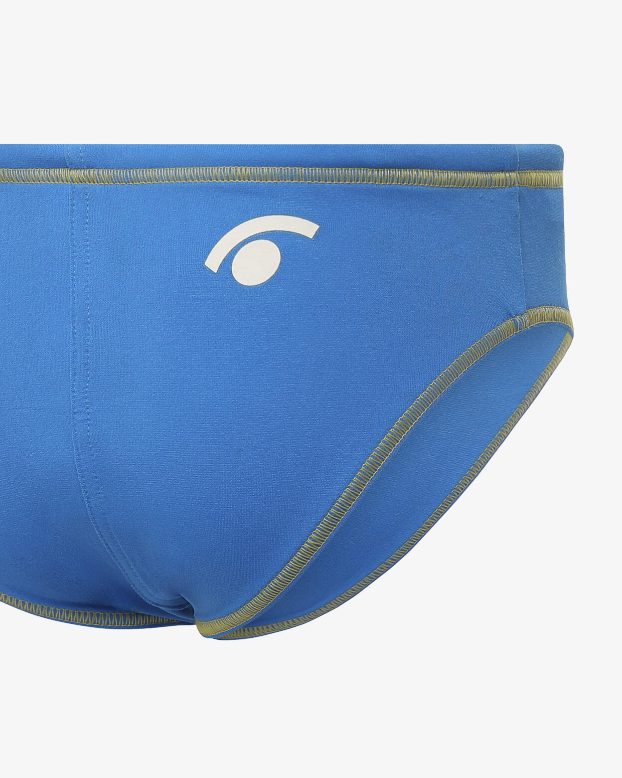 Maillot de bain synthétique jaune royal et or pour enfant 4/4